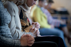 Alle er invitert til å bli med på bønnesamlingene. Man kan komme innom i når det passer, i det tidsrommet som er satt opp.Foto: Bo Mathisen