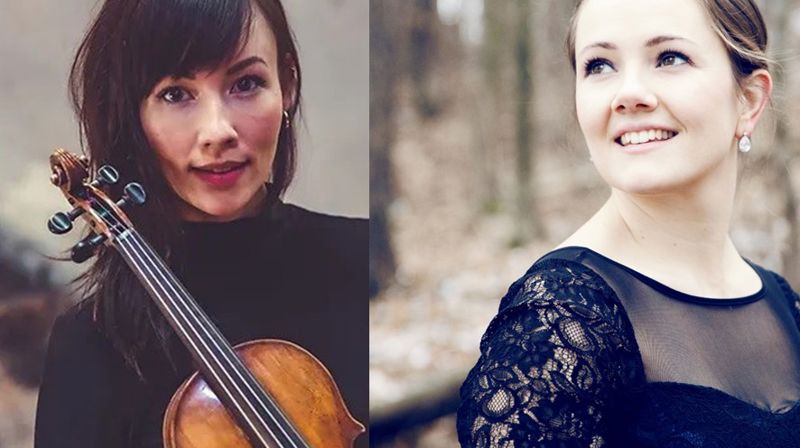 Sara Övinge, fiolin, og Frida Fredrikke Waaler Wærvågen, cello, kommer til Larvik kirke 11. juli.