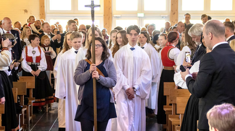 Konfirmant i Nanset menighet