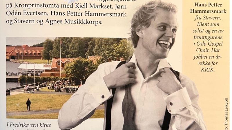 Friluftsgudstjeneste på Kronprinstomta