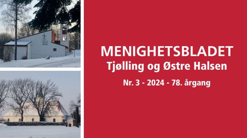 Fra forsiden til menighetsbladet.
