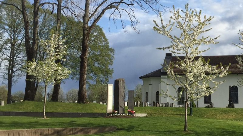 Navnet minnelund på Tranby kirkegård
