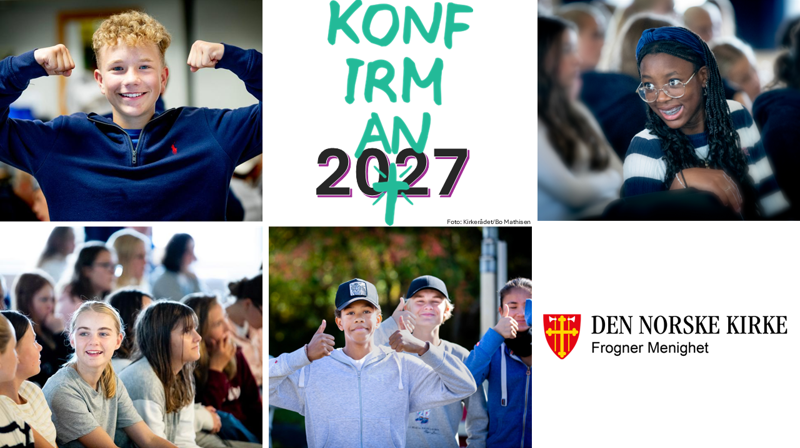 Konfirmant 2026, påmelding