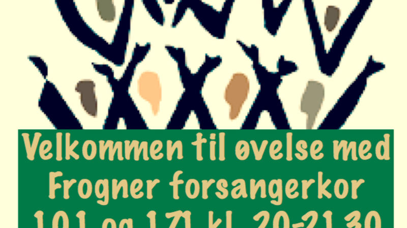 Øvelse Frogner forsangerkor