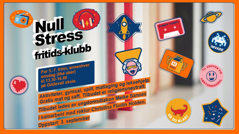 Bli med på Null Stress fritidsklubb!