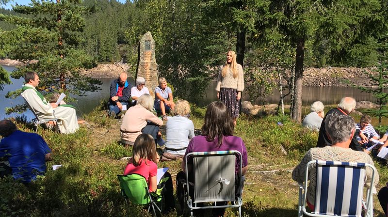 Friluftsgudstjeneste i Finnemarka