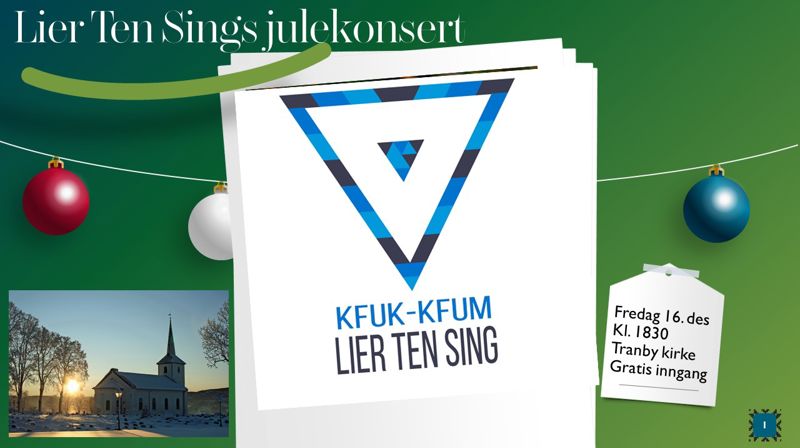 Velkommen til Lier Ten Sings julekonsert!
