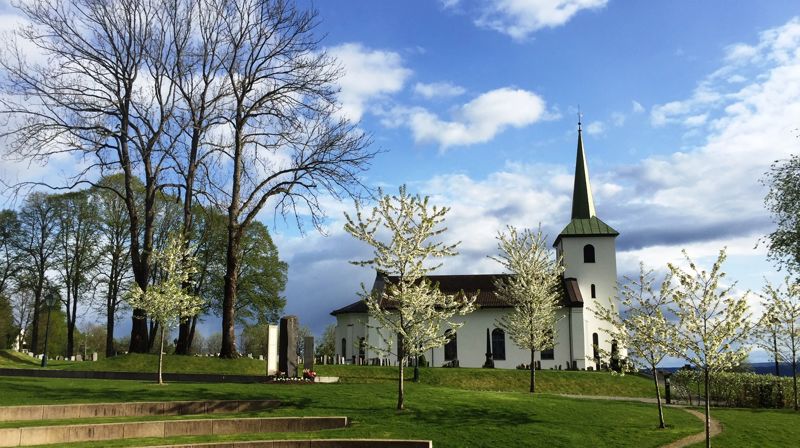 Tranby kirke. Foto: E. Marsøe