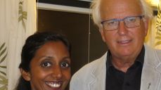 Eivind Skeie og kantor Beena Karpisova