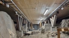 Ny isolasjon og opprydding i kjelleren på Strømmen kirke.