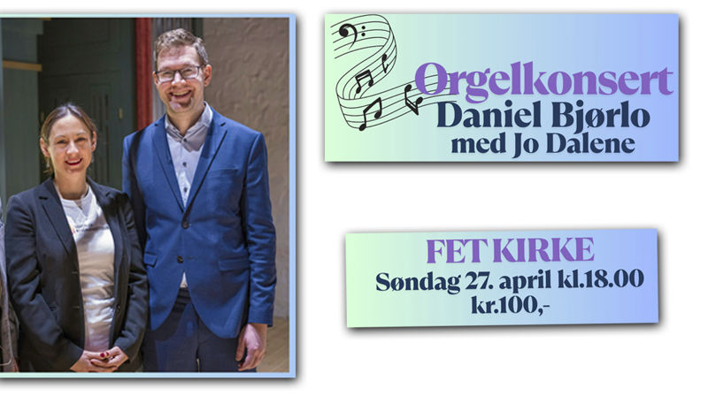 Orgelkonsert 27 april kl. 18.00