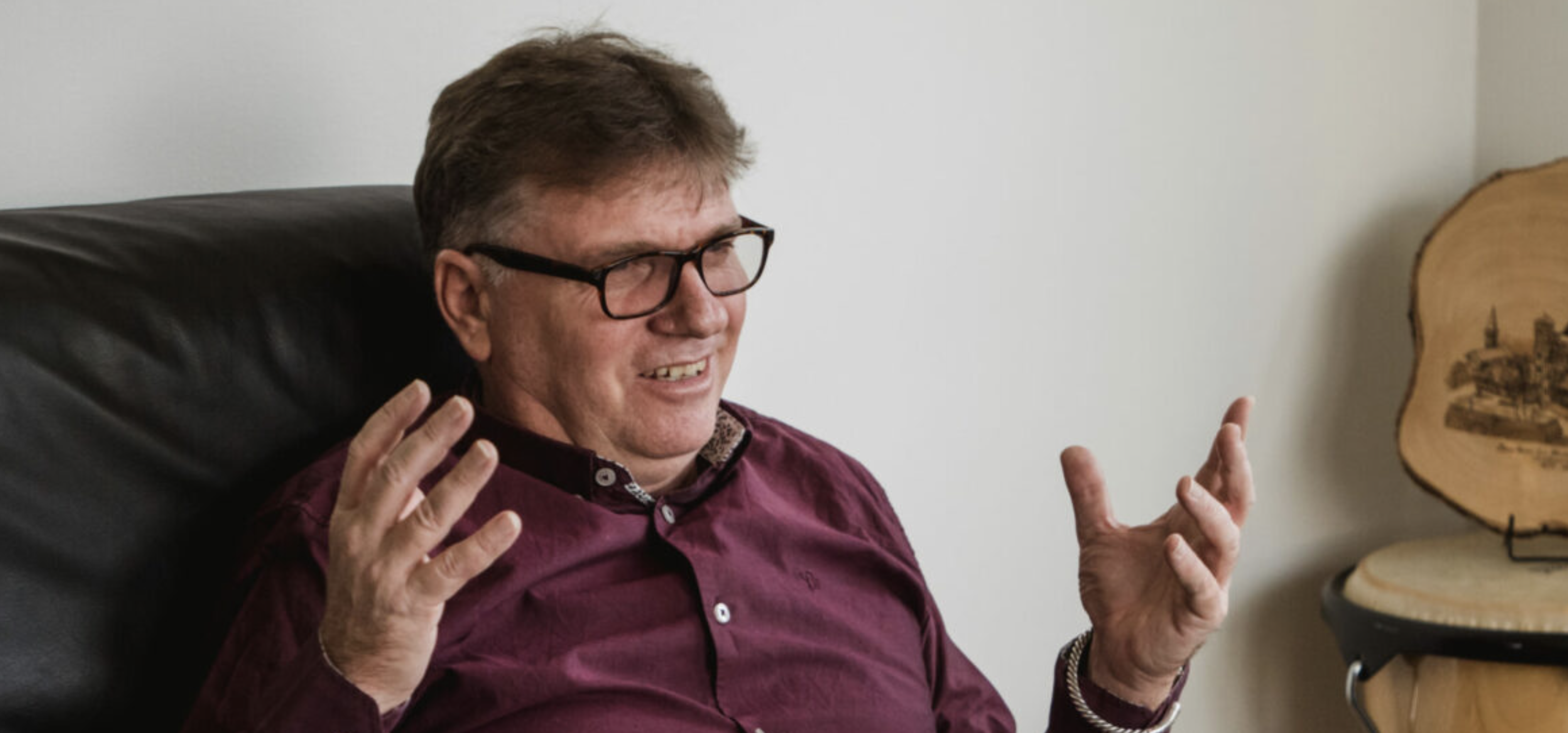 Arild Bakke taler 4. november. Foto: Madis Kask