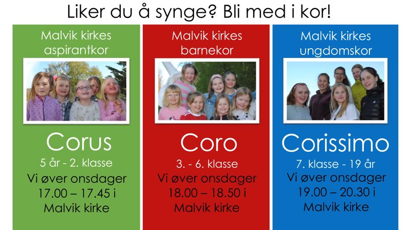 Har du barn eller ungdom som liker å synge?