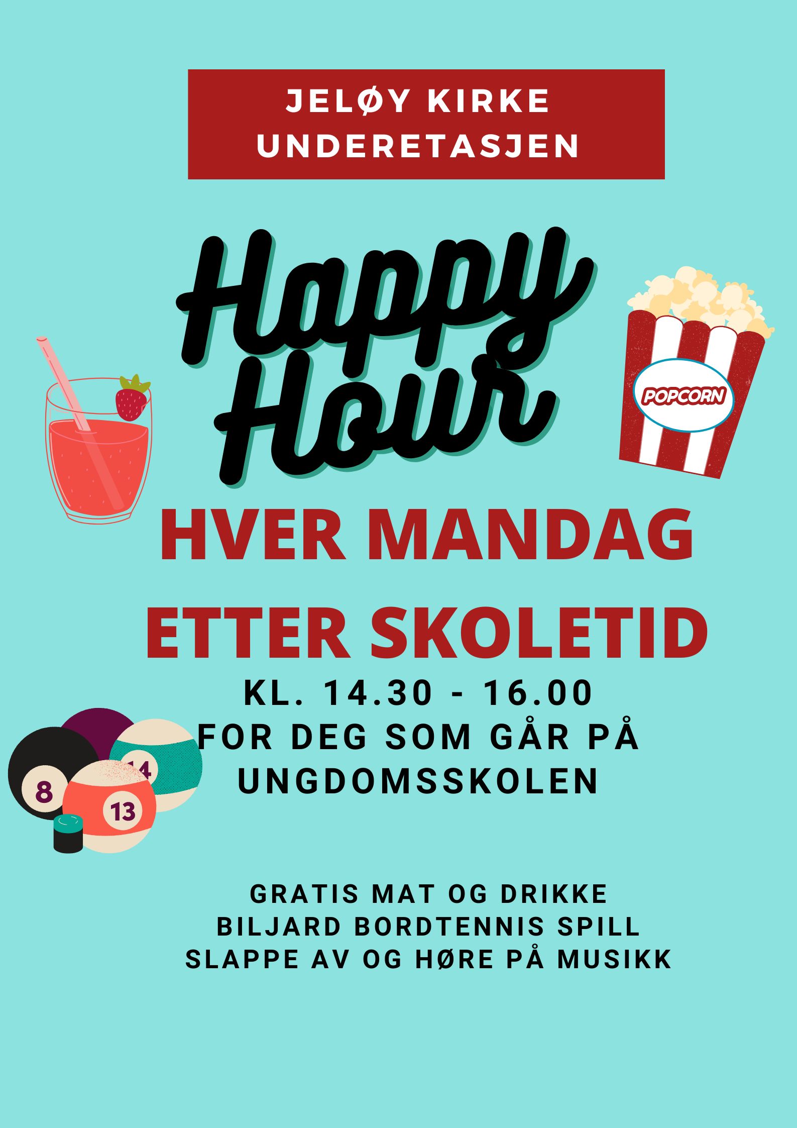 HAPPY HOUR ønsker alle en god juleferie- velkommen tilbake 12. januar!