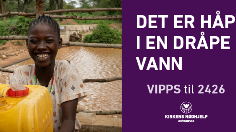 Fasteaksjonen 2026: Håp i en dråpe vann