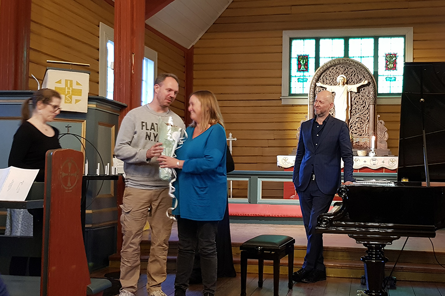 Innvielseskonserten for det flotte Bechstein-flygelet i Gjøfjell kirke ble en sann fest