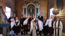 Det er lenge mellom hver gang det er så mange dåp samtidig så dette var ekstra spesielt! Foto: Hans Enger