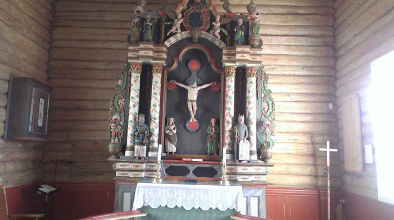 Åpen kyrkje i Skrautvål