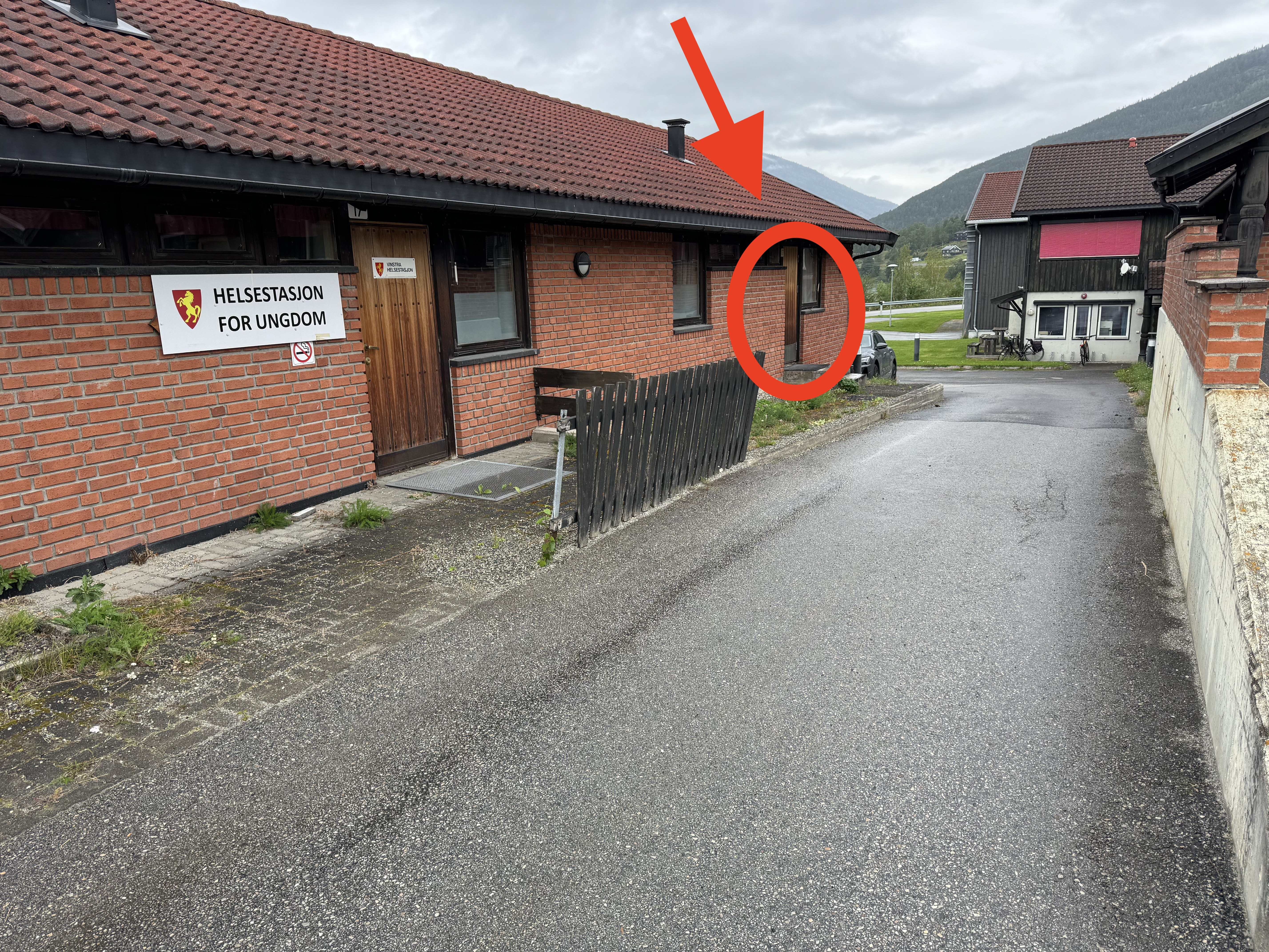 Lokalet for matutdelinga i Nordre Byre 17