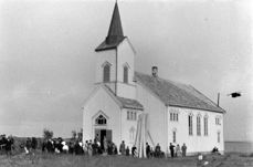 Kistrand kirke. Foto: Skjegstad, Adolf/Anno Domkirkeodden