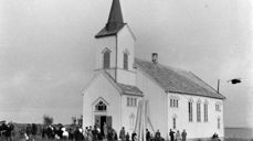 Kistrand kirke. Foto: Skjegstad, Adolf/Anno Domkirkeodden