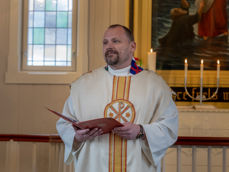 Kapellan Cato Engebretsen har permisjon ut 2019. Foto: Niels Westphal