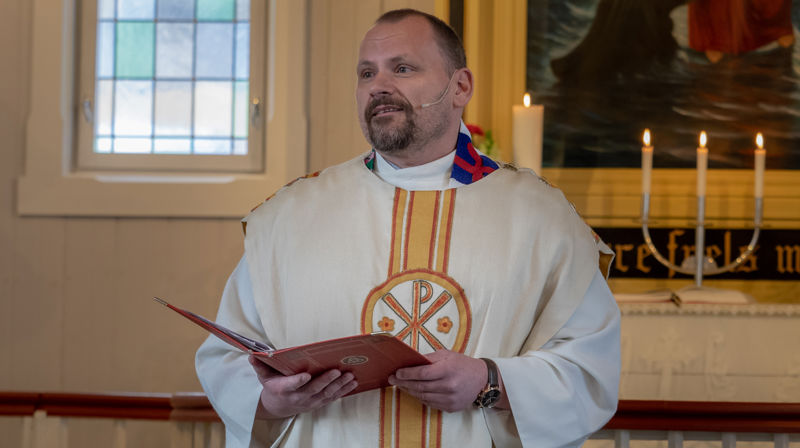Kapellan Cato Engebretsen har permisjon ut 2019. Foto: Niels Westphal