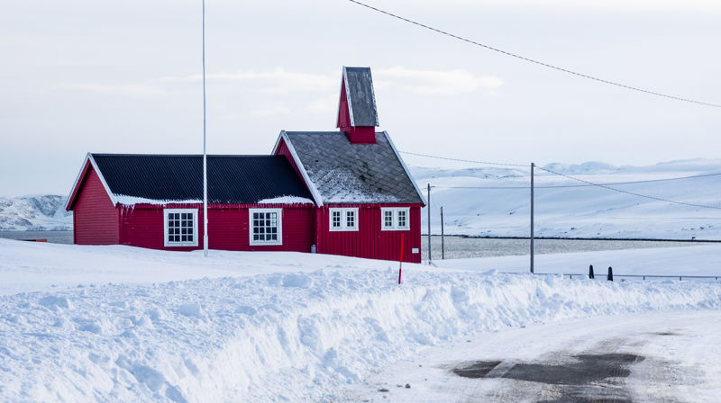 Repvåg kirke. Foto: Niels Westphal