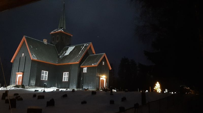Nordsinni kirke - Nordsinni 641, 2870 Dokka