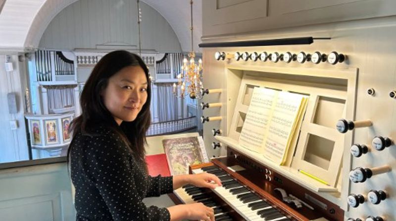 Velkommen til orgelkonsert med Hanyoung Kim den 13.juli kl.16.00 i Strøm kirke.