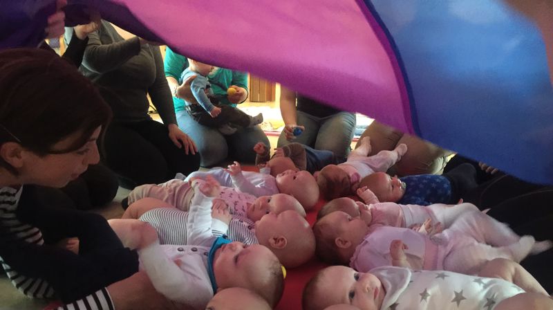 Babymassasje og babysang!