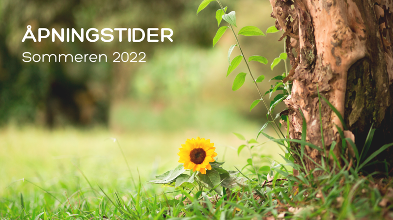 Åpningstider i sommer