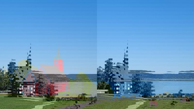 Ingdalen kirke i Agdenes sokn. Foto: Arne Løkken