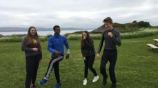 Ungdomslederne. Fra Venstre: Emma, Yared, Mia & Ulrik