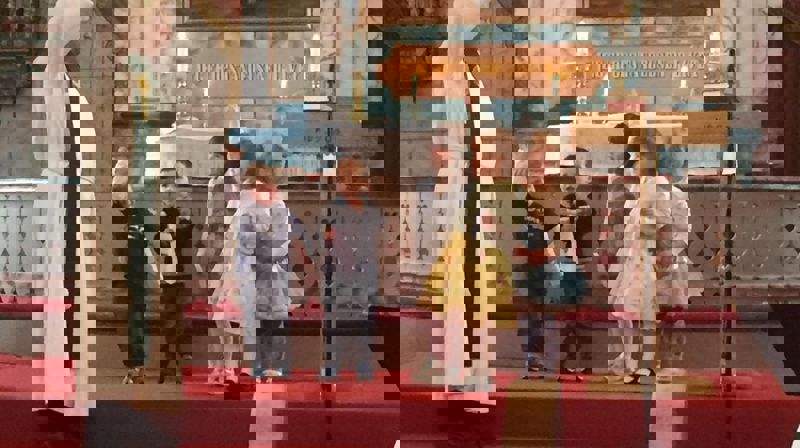 Gudstjeneste med 4-åringer i Os