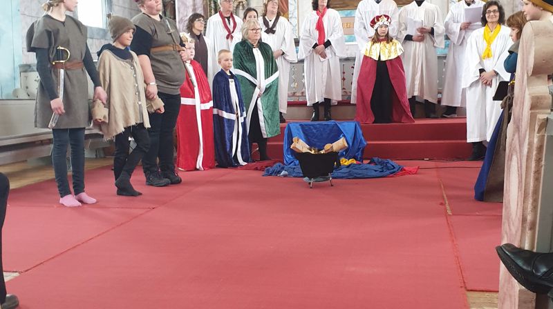 Og endelig fikk vi framført Påskemusikalen!