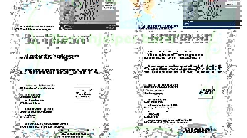 "Barn hjelper barn" Os samfunnshus lørdag 19. okt.