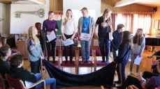 Bildet er fra en tidligere konfirmantleir