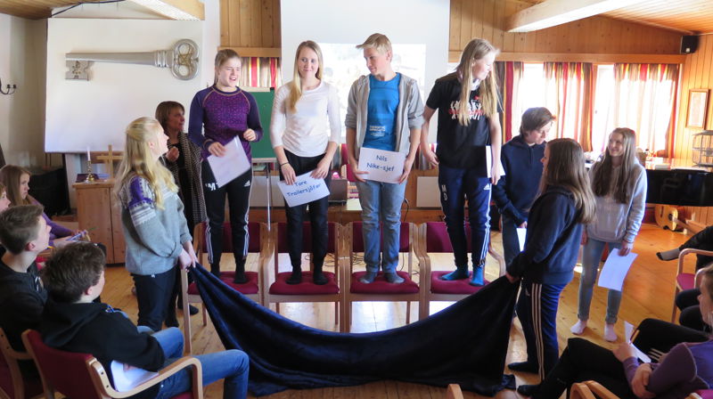 Bildet er fra en tidligere konfirmantleir