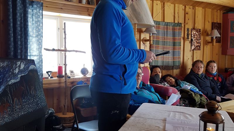 Sportsgudstjeneste på Narbuvoll