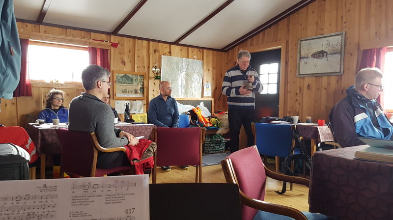 Sportsgudstejneste på Høsenfjellhytta