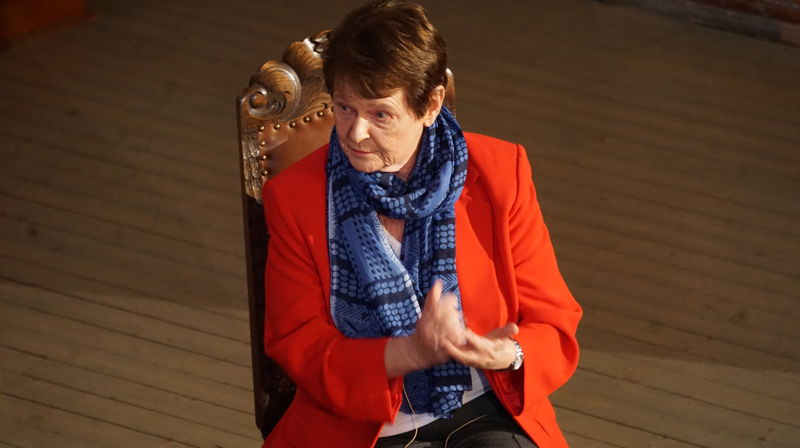 Gro Harlem Brundtland markerte første mai i Sagene kirke. Foto KfiO/fft