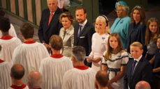 Feiring av gullbryllup i domkirken. Foto: Finn Folke Thorp