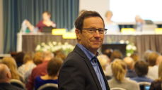 Kirkeverge Robert Wright er fornøyd med årets kirkemøte.