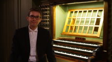 Jean Baptiske Duponte spilte på orgelfestivalens åpningskonsert i domkirken på søndag.