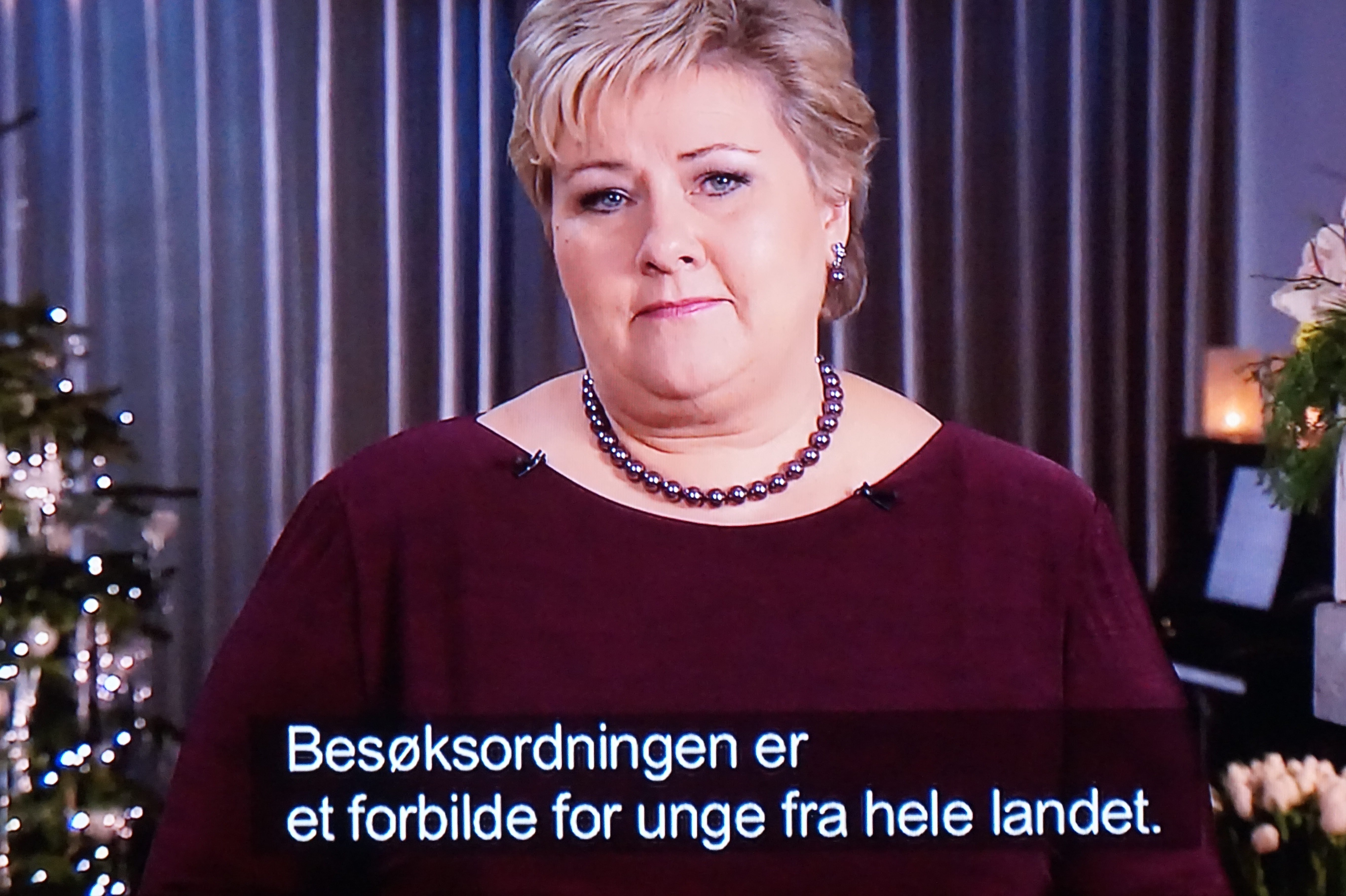 Erna Solberg har oppdaget «Unge møter eldre» på Stovner, og brukte det som en gladnyhet i årets nyttårstale.