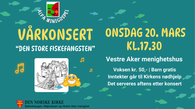 Vårkonsert med Alfa minigospel 2024