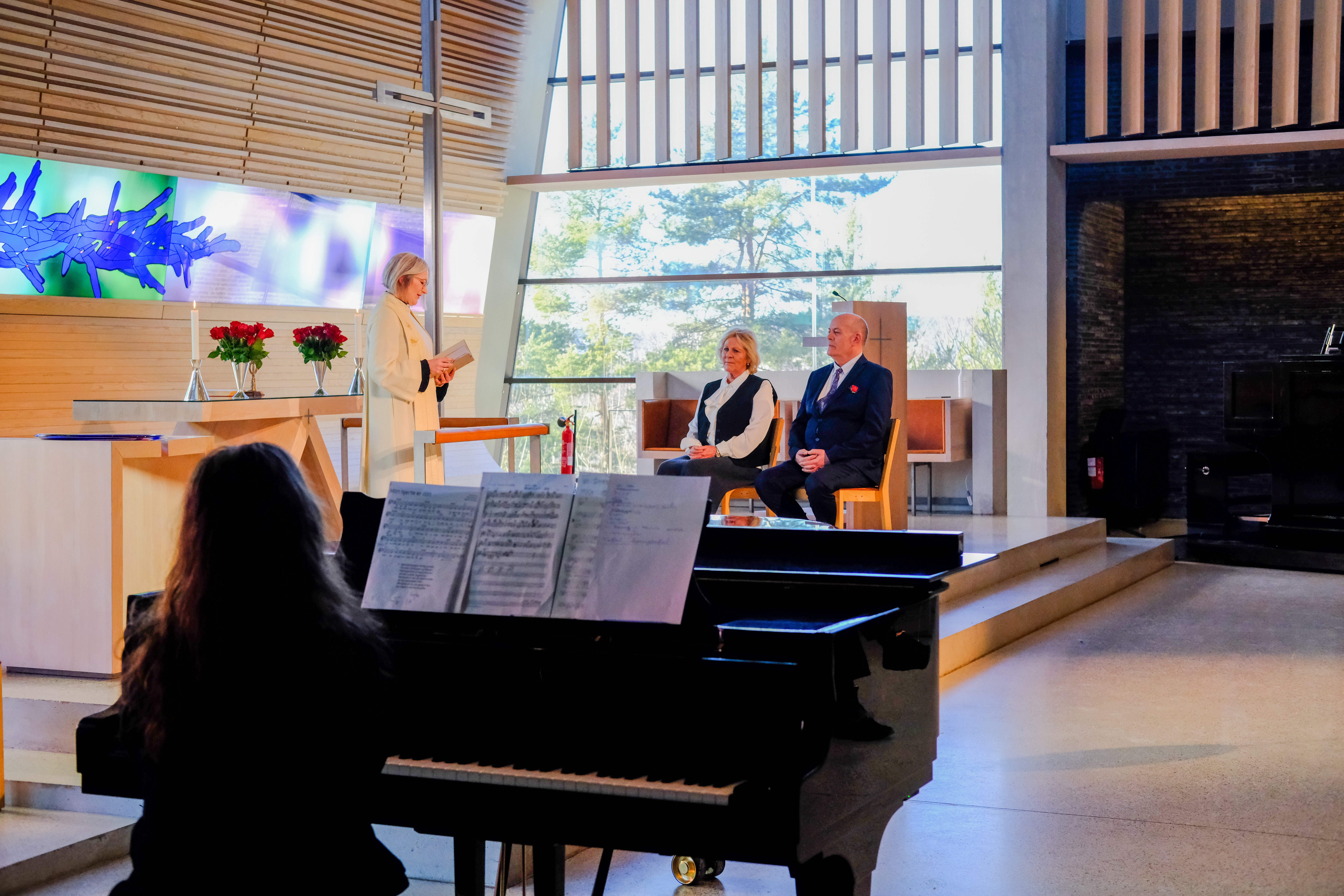 Laila Irene og Thomas sa ja til hverandre på Valentinsdagen i 2025.