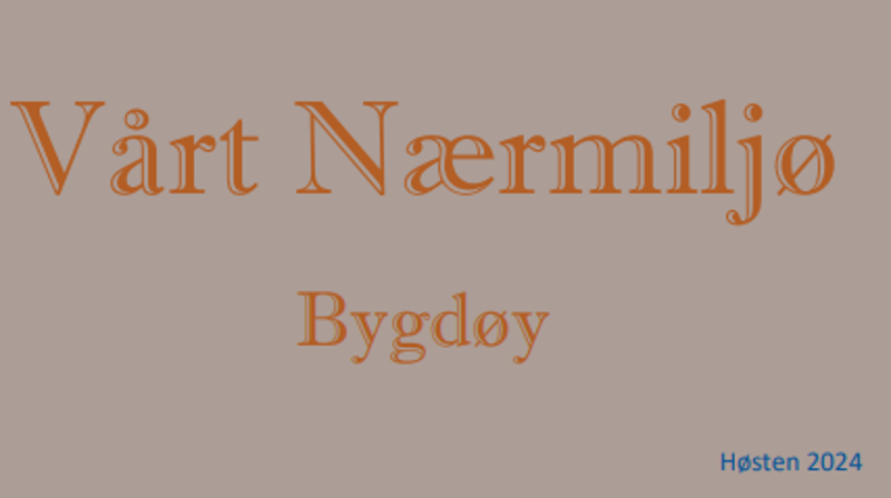 Menighetsbladet Vårt Nærmiljø høst 2024