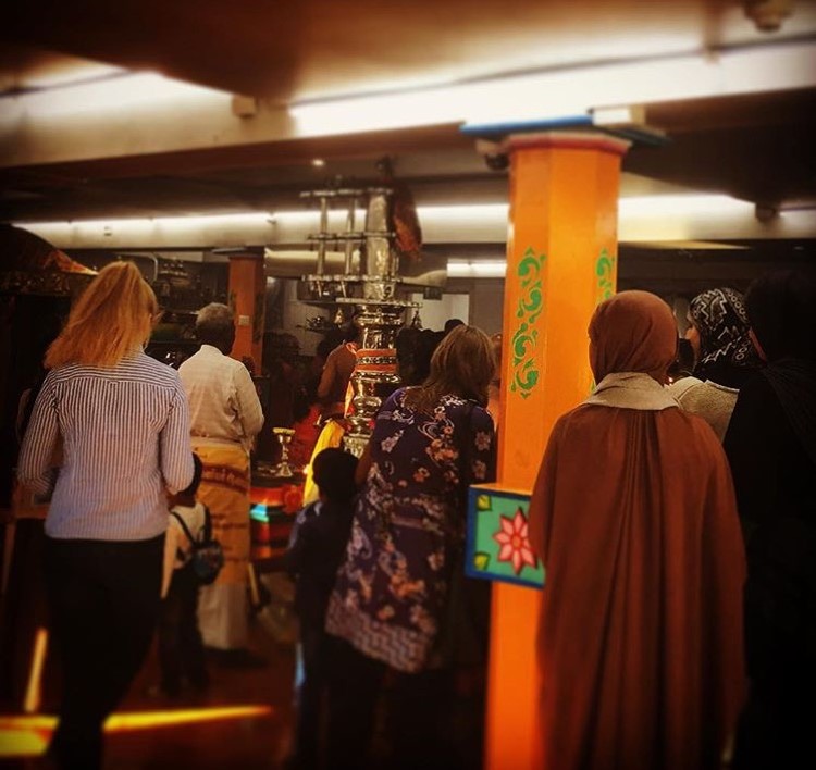 Bilde fra et dialogarrangement "på sporet av det hellige"